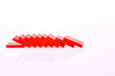 Color Dominoes on a white background