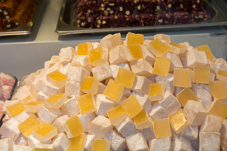 Turkish delight sweets made in Traditional styleの写真素材
