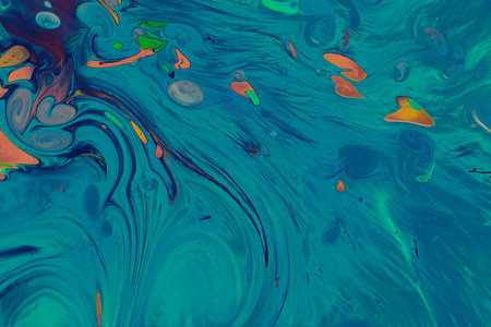 Traditional Ottoman Turkish abstract marbling art patterns as background