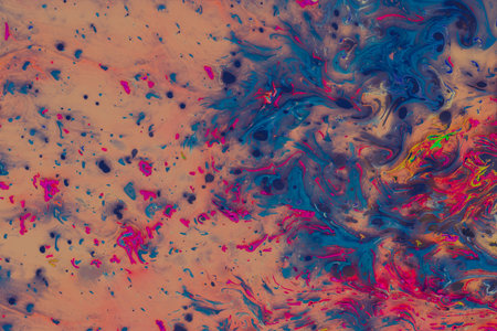 Traditional Ottoman Turkish abstract marbling art patterns