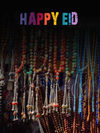 Set of praying beads of various colorsの写真素材
