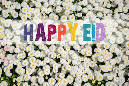 Muslim holiday festival of sacrifice, Happy Eid al-Adha mubarak wordingの写真素材