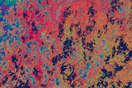 Traditional Ottoman Turkish abstract marbling art patterns as backgroundの写真素材