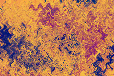 Traditional Ottoman Turkish abstract marbling art patterns