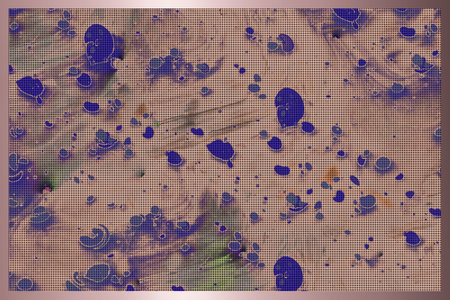 Traditional Ottoman Turkish abstract marbling art patterns