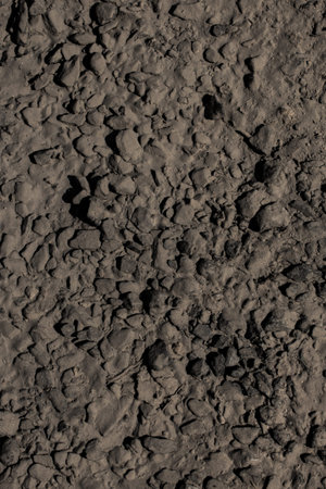 Background texture consist of full of little gravel pebbles