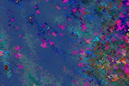 Traditional Ottoman Turkish abstract marbling art patternsの写真素材