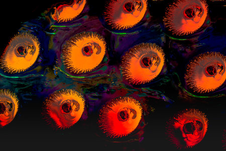 Abstract marbling art patterns as background