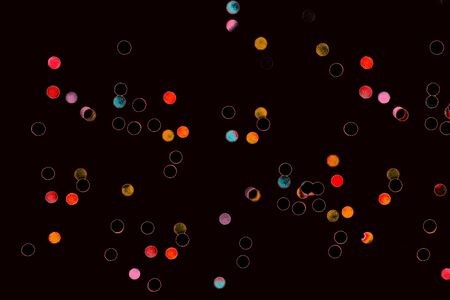 Background With Natural Bokeh And multi color lightsの写真素材