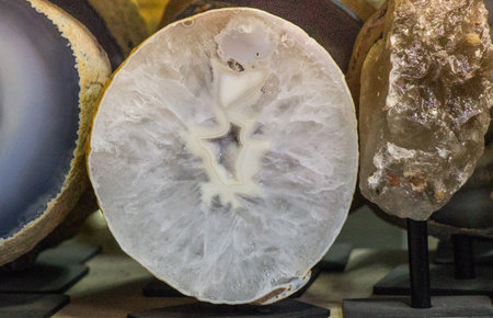 natural mineral gemstones of a certain type in view