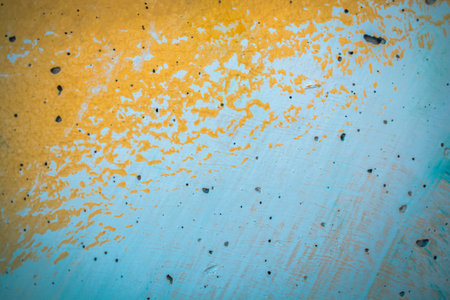 Wall surface painted of various colors as abstract background texture