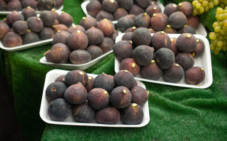 Ripe fig fruits seen in the market place