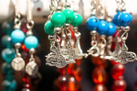 Set of praying beads of various colors