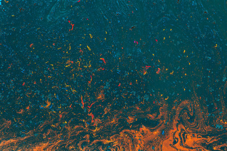 Traditional Ottoman Turkish abstract marbling art patterns as background