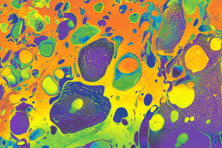 Traditional Ottoman Turkish abstract marbling art patterns as background
