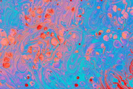 Traditional Ottoman Turkish abstract marbling art patterns as background