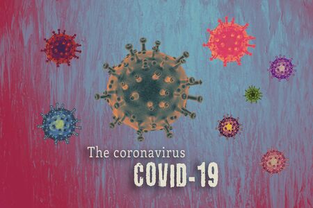 Stop COVID-19 Corona virus global outbreak pandemic diseaseの写真素材