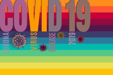 Stop spreading COVID-19 Corona virus global outbreak pandemic diseaseの写真素材