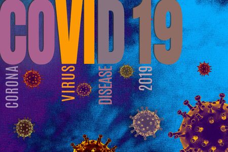Stop spreading COVID-19 Corona virus global outbreak pandemic diseaseの写真素材