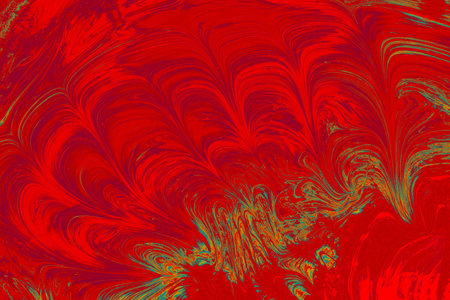Grunge abstract paint as marbling patterns on colorful background
