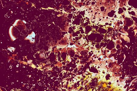 marbling art patterns as abstract colorful backgroundの写真素材