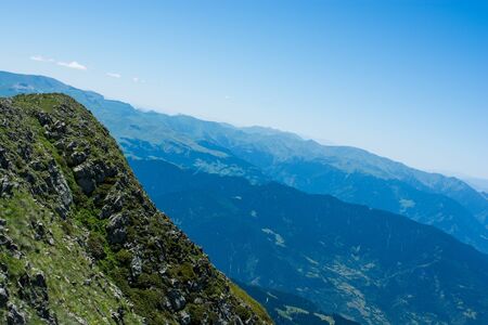 View of mountains  in the highlands of Artvin in Turkeyの写真素材
