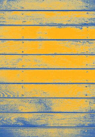 Texture details of an old wooden plunks as backgroundの写真素材