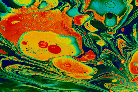 marbling art patterns as abstract colorful background