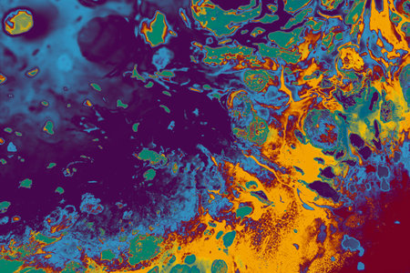 marbling art patterns as abstract colorful background