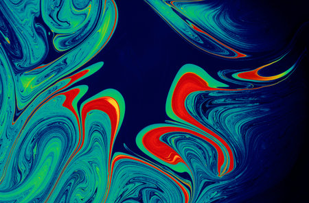 marbling art patterns as abstract colorful background