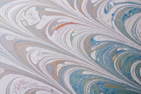 Abstract marbling pattern for fabric,  design. Creative marbling background texture