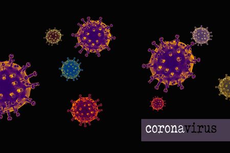 Coronavirus disease (COVID-19 )outbreak and coronaviruses influenza background.の写真素材