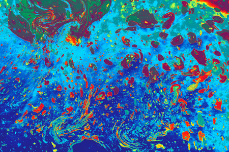marbling art patterns as abstract colorful background