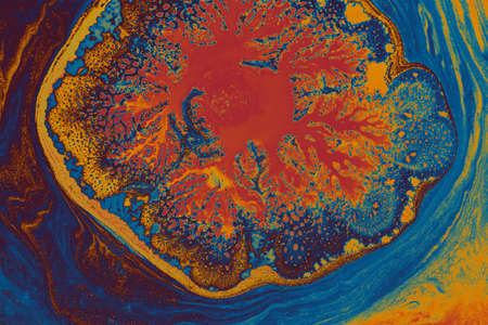 Abstract creative marbling pattern for fabric,  design background textureの写真素材