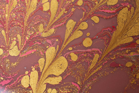 Abstract marbling floral pattern for fabric,tile design. background texture