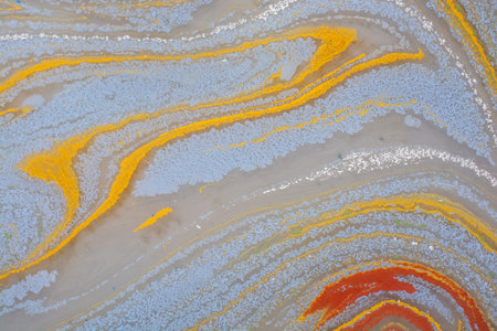 Creative ebru art background with  abstract paint.  Marbling texture  patterns