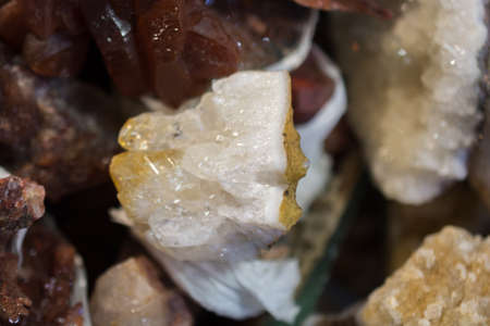 Piece of natural mineral gemstones of a certain typeの写真素材