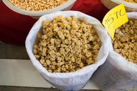 Tarhana,  Turkish food made of curd, tomato and flour