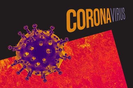 Coronavirus disease (COVID-19 )outbreak and coronaviruses influenza background.の写真素材