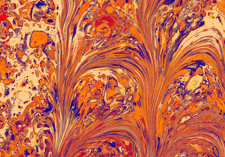marbling art patterns as abstract colorful background