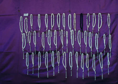 Set of Rosary praying beads for practicing mindfulness meditation praying beadsの写真素材