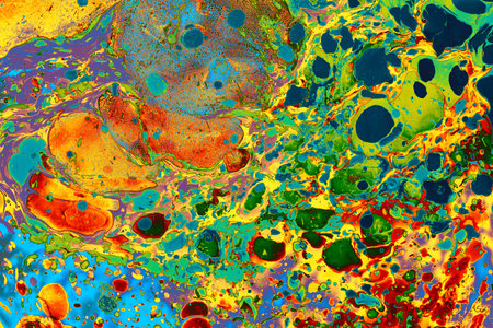 marbling art patterns as abstract colorful background