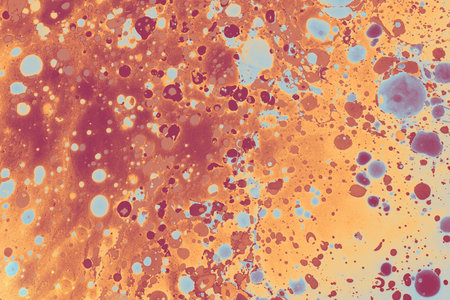 Abstract marbling floral pattern for fabric,tile design. background texture