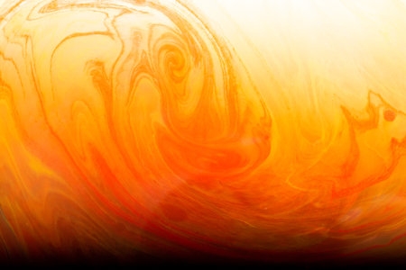 Abstract background from dense paint dissolve in waterの写真素材