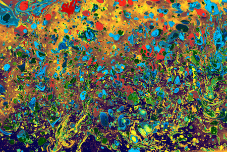 marbling art patterns as abstract colorful background