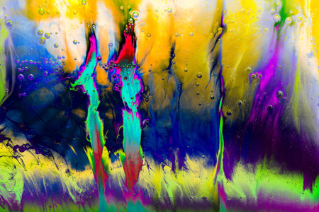 Abstract background from dense paint dissolve in water