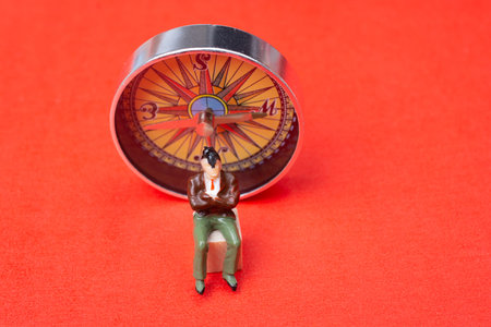Magnetic compass tool as a concept of traveling and  and finding your way
