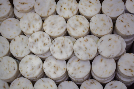 Eco-friendly exfoliating bars of  soap for hair and bodyの写真素材