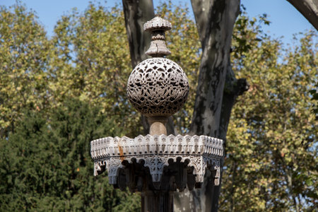 Turkish Ottoman style antique  fountain in viewの写真素材
