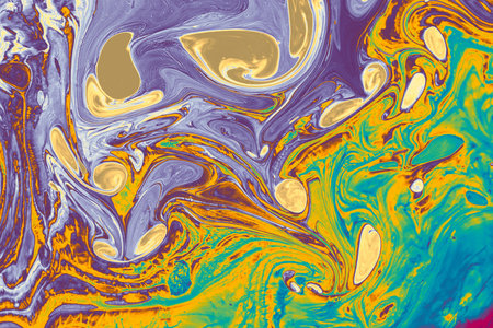 marbling art patterns as abstract colorful background